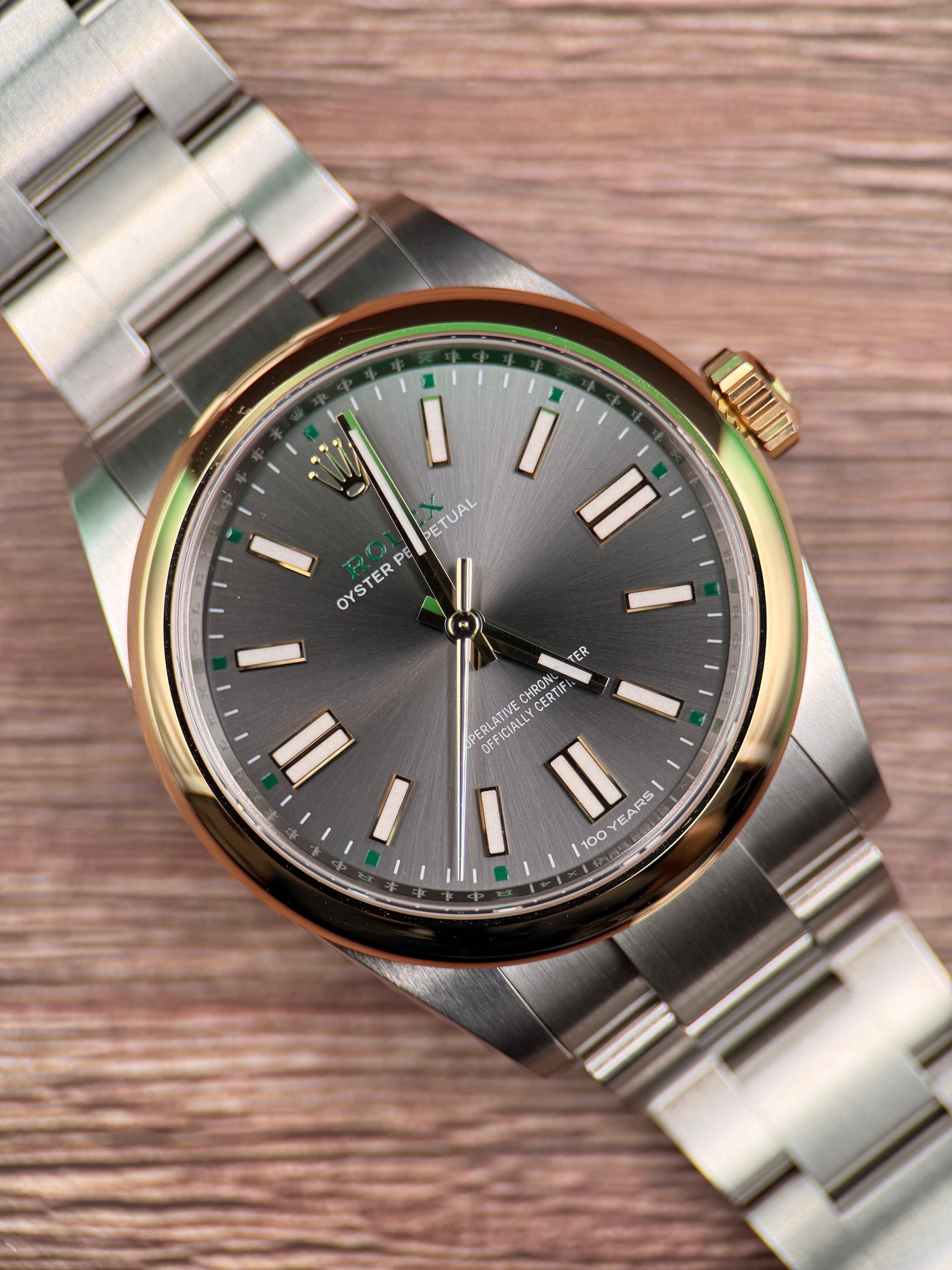 Rolex Rolex Rolex Oyster Perpetual 41 Two Tone 100 Yr Anniversary" Dial-New-Complete