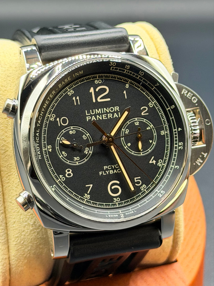 Panerai 2017 Panerai 3 Days Chrono Flyback Luminor 1950 Pcyc PAM 00653 , front view
