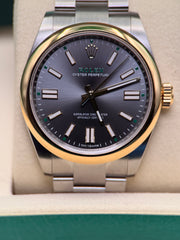 Rolex Rolex Oyster Perpetual 41 Two Tone 100 Yr Anniversary" Dial-New-Complete