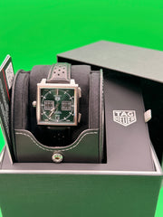 TAG Heuer 2026 Monaco Chronograph - green sunray-brushed dial
