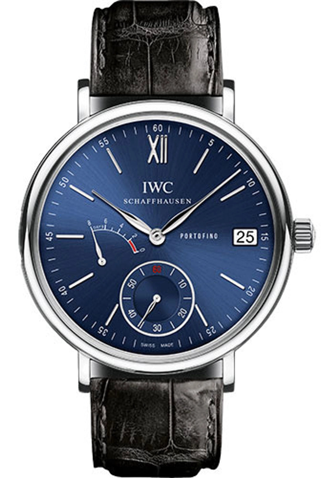 My Store IWC Portofino Blue Dial on Leather Strap IW510106 Complete 2020