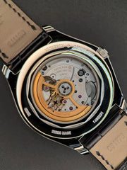 Vacheron Constantin Fiftysix Double Finished Petrol Blue-toned Dial on Leather Strap 4600E/000A-B487 Complete 2021