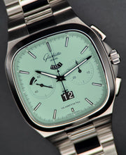 Glashutte Original Retro Retro TV - Mint Green - Flyback Chrono Green Dial on 1-37-02-15-02-70 Complete 2023