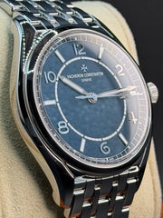 Vacheron Constantin Fiftysix Double Finished Petrol Blue-toned Dial on Stainless Steel 4600E/110A-B487 Complete 2022