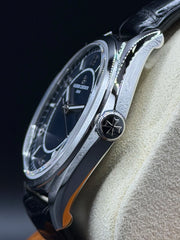 Vacheron Constantin Fiftysix Double Finished Petrol Blue-toned Dial on Leather Strap 4600E/000A-B487 Complete 2021