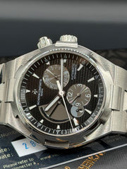 Vacheron Constantin Overseas Dual Time Black Dial on Stainless Steel 47450/B01A-9227 Complete 2021