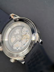 Jaeger LeCoultre Polaris Mariner Date 42mm - Blue Dial Blue Dial on Q9068180 Complete 2021
