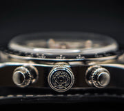 Tudor Black Bay Chrono Reverse panda Dial on Leather M79360N-0005 Complete 2023