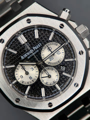 Audemars Piguet Royal Oak Chronograph Black Dial on Stainless Steel 26331ST.OO.1220ST.02 Complete 2022