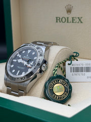 Rolex Explorer II Black Dial on Oyster 226570 Complete 2023