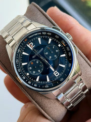Jaeger-lecoultre Polaris Chronograph Blue, Sunburst, grained and opaline Dial on Stainless Steel Q9028181 Complete 2024