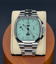 Glashutte Original Retro Retro TV - Mint Green - Flyback Chrono Green Dial on 1-37-02-15-02-70 Complete 2023