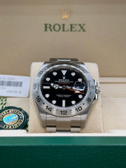 Rolex Explorer II Black Dial on Oyster 226570 Complete 2023
