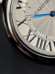 Cartier Ballon Bleu Silver Dial on Bracelet W6920046 Complete