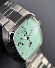 Glashutte Original Retro Retro TV - Mint Green - Flyback Chrono Green Dial on 1-37-02-15-02-70 Complete 2023