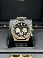 Audemars Piguet Royal Oak Chronograph Black Dial on Stainless Steel 26331ST.OO.1220ST.02 Complete 2022