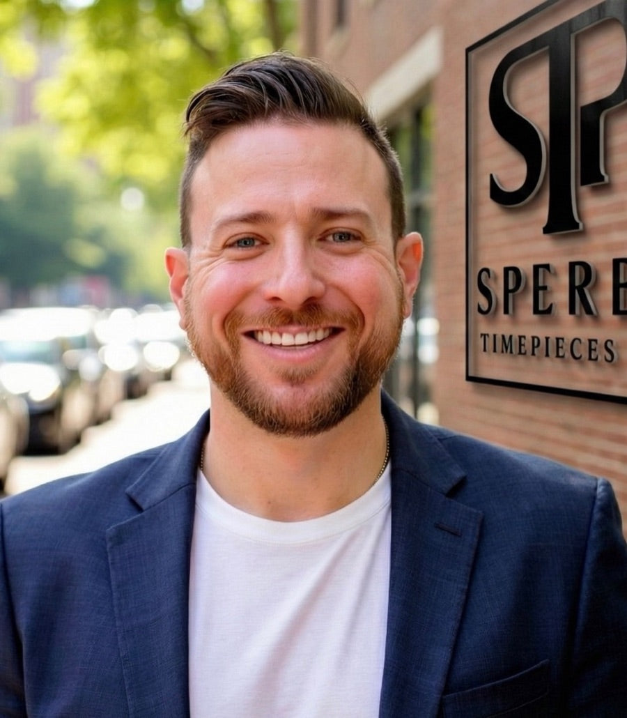 Jason Sperber, founder of Sperbs Timepieces